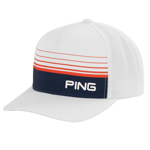 RED,WHITE&GOLF,TRUCKER